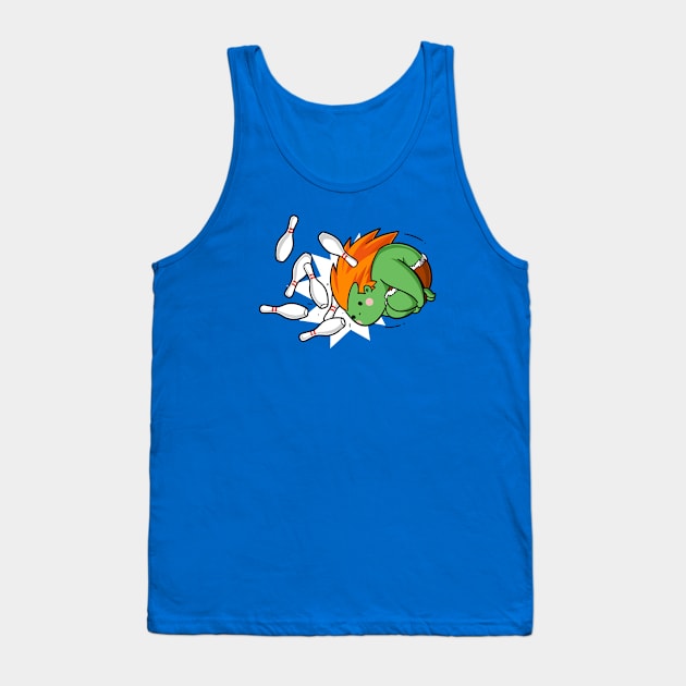 Sporty Buddy - Bowling Tank Top by flyingmouse365